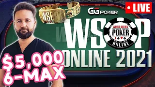 GGPoker WSOP Event #8 Live Stream $5k 6-Max