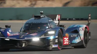 Alpine a424   tests sessions at Barcelona