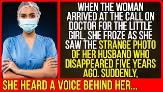 When the woman arrived at the call on doctor for the little girl, she froze as she saw the strange..