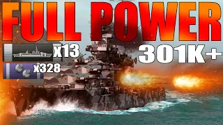 Personal Damage Record, 300K +  in Schlieffen || World of Warships