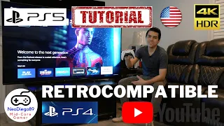 How to Play Retrocompatible games (PS4) on Your PS5 - Tutorial (English)