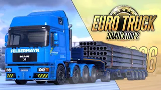 50 ТОНН ДЛЯ СТАРОГО MAN НА САМОМ СЕВЕРЕ ETS2 - Euro Truck Simulator 2 (1.46.2.13s) [#326]