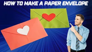 How to make a paper Envelope | Envelope Making With Paper | Paper Envelope | Jannatul Arts & Craft |