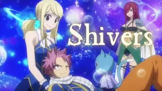 Fairy tail • Nalu (AMV) • Shivers