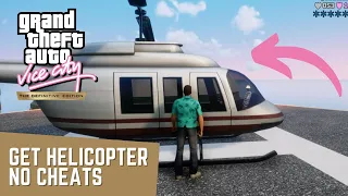 GTA Vice City: Definitive Edition - How To Get Helicopter [No Cheats]