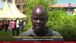 Residents of Suba South narrate how they survived flash floods