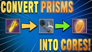 Destiny 2 - How To Convert Enhancement Prisms Into Cores! QUICK & EASY Way to MAX Enhancement Cores!