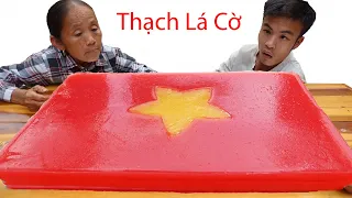 Bà Tân Vlog - Lần Đầu Làm Cái Thạch Lá Cờ Việt Nam Khổng Lồ Và Cái Kết