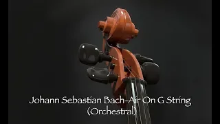 Air on G String (Orchestral) By Johann Sebastian Bach | Total Black Screen | 60 Mins +