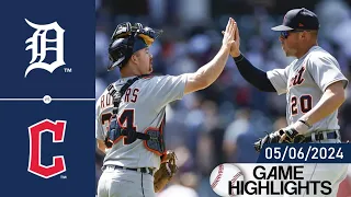 Detroit Tigers Vs Cleveland Guardians Game Highlights 05/06/2024 | MLB Highlight 2024