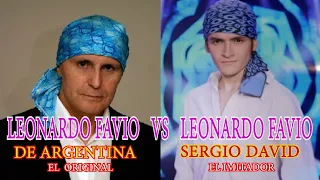 LEONARDO FAVIO  VS  LEONARDO FAVIO ( EL ORIGINAL VS EL IMITADOR )