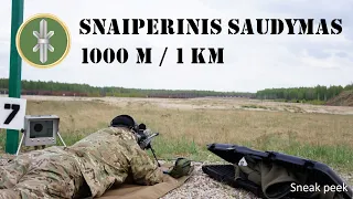 Sneak peek - Snaiperinis šaudymas 1000 m / 1km