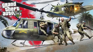 VIETNAM WAR AIRBORNE INVASION in GTA 5 RP!