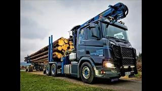 🌲*SCANIA-Clip* • Scania R540 • LoggingTruck • Timbertruck • Mause Holz-Transporte • Action • Part-1🌲