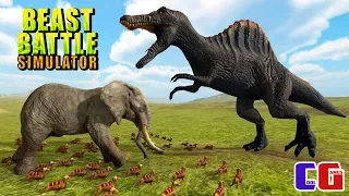 ЭПИЧЕСКИЕ БИТВЫ ЖИВОТНЫХ! Мульт игра СИМУЛЯТОР БОЕВЫХ ЗВЕРЕЙ Beast Battle Simulator