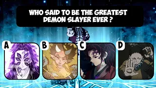 Demon slayer Character Quiz #1 - Only True Demon Slayer Fans Can Complete This Demon Slayer Quiz