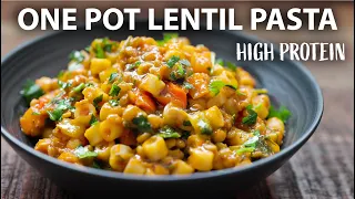 ONE POT LENTIL PASTA Recipe | Easy Vegetarian and Vegan Meals