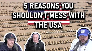 5 Reasons You Shouldn't Mess With The USA REACTION!! | OFFICE BLOKES REACT!!