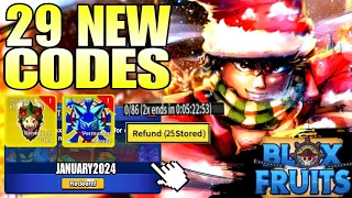 *NEW* ALL WORKING CODES FOR BLOX FRUITS 2024 JANUARY | BLOX FRUITS CODES