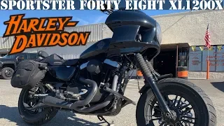 Harley Davidson Clubstyle Sportster Forty Eight XL1200X 48 fxrt fairing tbr exhaust
