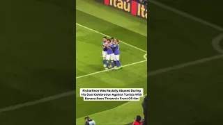 Richarlison racially abused during his goal celebration against Tunisia