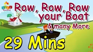 Row Row Your Boat & More || Top 20 Most Popular Nursery Rhymes Collection