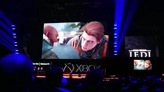 E3 2019: Crowd Reaction to Star Wars Jedi: Fallen Order Trailer | Xbox Briefing