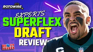 SuperFlex Draft Board Analysis, Expert League! II 2022 Fantasy Football