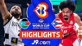South Sudan 🇸🇸 vs Puerto Rico 🇵🇷 | J9 Highlights | FIBA Basketball World Cup 2023