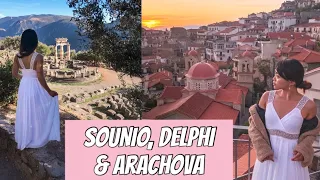 SOUNIO, DELPHI & ARACHOVA | Stunning Day Trips from Athens | Greece Travel Vlog