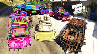 GTA 5 - Stealing NEW $4,950,000 INDESTRUCTIBLE WARRIOR VEHICLE with Franklin! (Real Life Cars #79)