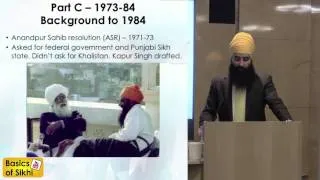 TWGC Topic #11 Part B - 1947 to 1973 - Punjabi Suba Movement / Dharam Yudh Morcha