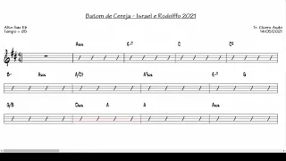 Batom de Cereja - Israel e Rodolffo 2021 (Alto Sax Eb) [Sheet music]