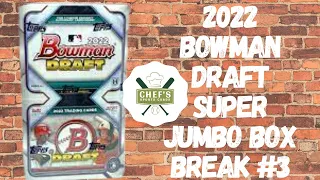 2022 BOWMAN DRAFT SUPER JUMBO BOX BREAK #3 -  LIVE 12/23/2022