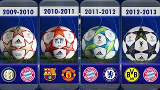 The Evolution of Champions League Final Balls 1998-2023 | UCL Balls