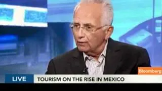 Negrete Says Mexico Tourism Growing at `Very Rapid' Pace