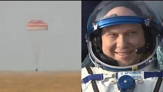 Soyuz MS-21 landing