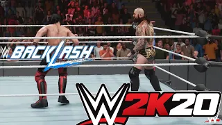 WWE BACKLASH 2020 | SETH ROLLINS VS ALEISTER BLACK | WWE 2K20 GAMEPLAY
