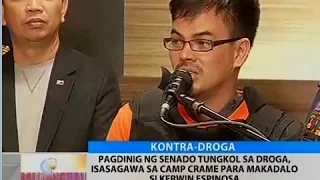 Pagdinig ng Senado tungkol sa droga, isasagawa sa Camp Crame para makadalo si Kerwin Espinosa