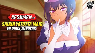 🔶 EL PROTA QUE CONSIGUIÓ UNA MAID MUY PECULIAR... 😏 | RESUMEN DE SAIKIN YATOTTA MAID (PARTE 1)