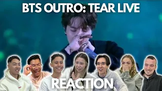 BTS OUTRO: TEAR LIVE PERFORMANCE REACTION!!