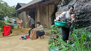 Looking back 18 days. Mother and child completed the house. Mother earned money to support the child