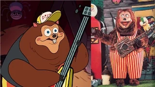 Gravity Falls - Rock-afire Explosion References