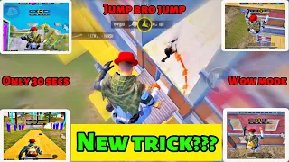 How to complete jump bro in just 30 secs???😳| WOW mode BGMI |