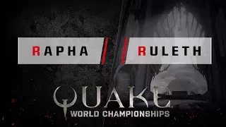 Quake - Rapha vs. Ruleth [1v1] - Quake World Championships - Ro32 NA Qualifier #2