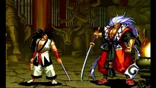 Samurai Shodown III: Haohmaru playthrough lvl-4 【60fps】