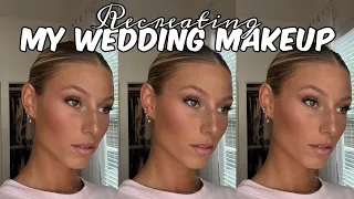 HOW I DID MY OWN WEDDING MAKEUP | Glowy bridal makeup tutorial!