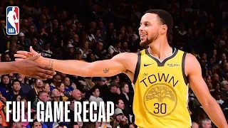 Pistons vs Warriors | Steph Curry & Klay Thompson Lead Golden State | March 24, 2019