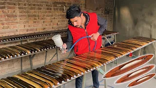 Process OF Making Power Looms shuttle | Amazing Factory Manufacturing Process