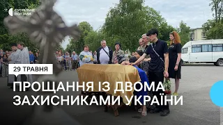 У Полтаві попрощалися із військовими Олександром Бідою та Сергієм Грінкою